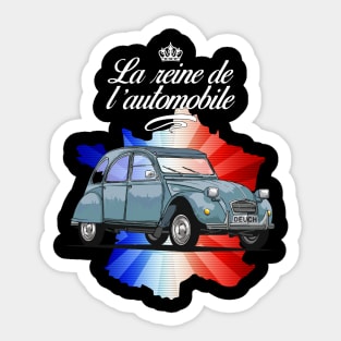 2cv Reine de l'auto Sticker